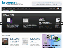 Tablet Screenshot of howtomac.com